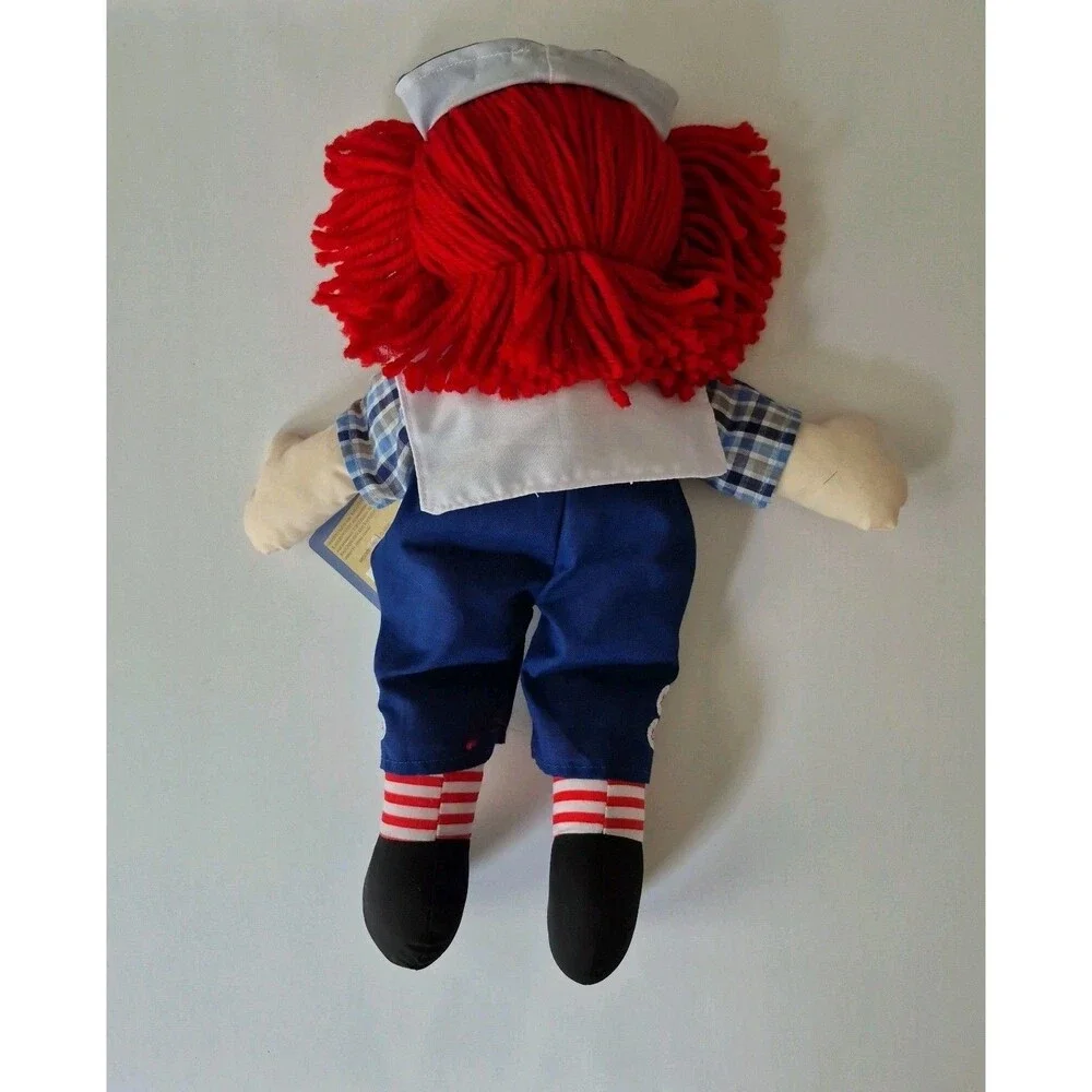 Hasbro by Aurora Raggedy Ann & Raggedy Andy 16 Inch Plush Doll Set Brand New